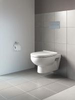 Vorschau: Duravit No.1 Wand-WC 54x36,5cm, oval, HygieneGlaze, rimless, weiß