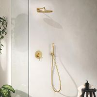 Vorschau: Grohe Euphoria Cosmopolitan Stick Handbrause 27400GN0 cool sunrise gebürstet 