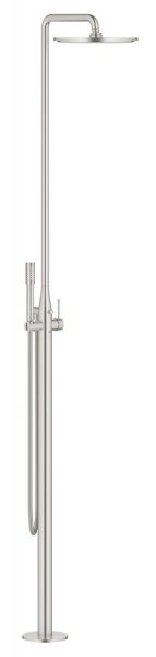 Grohe Essence Brausebatterie bodenstehend/freistehend, supersteel 23741DC1