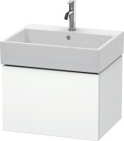 Vorschau: Duravit L-Cube Waschtischunterschrank wandhängend 58x46cm mit 1 Schublade für ME by Starck 235060, weiß, LC617501818