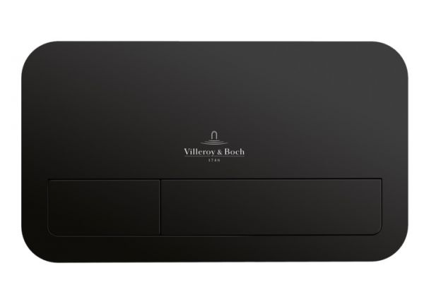 Villeroy&Boch ViConnect 200S Betätigungsplatte 2-Mengen-Spülung, schwarz matt