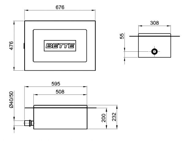 Bette Installationsbox Easy Connect