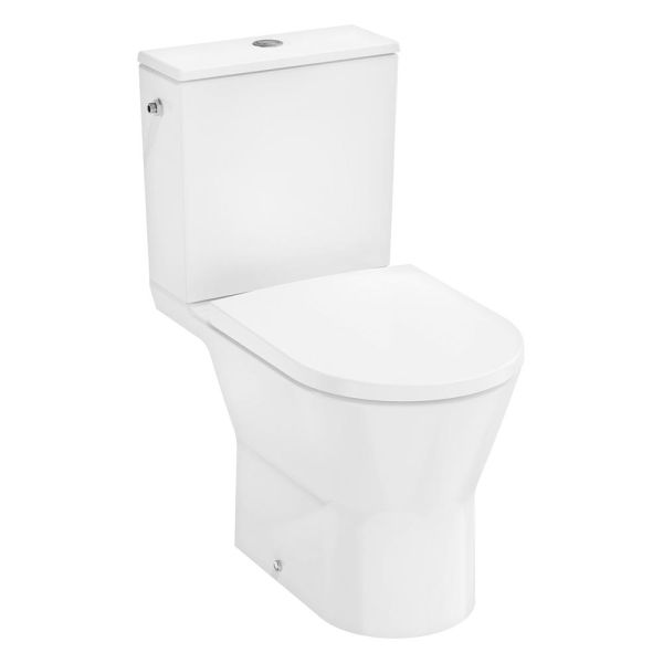 hansgrohe EluPura Original S Stand WC Set mit horizontalem Abgang, HygieneEffect, weiß 62040450