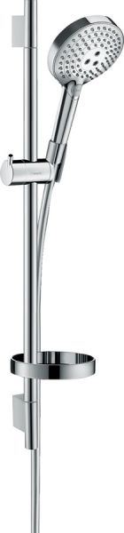 Hansgrohe Raindance Select S 120 3jet PowderRain mit Unica'S Puro Brausestange 0,65m, chrom