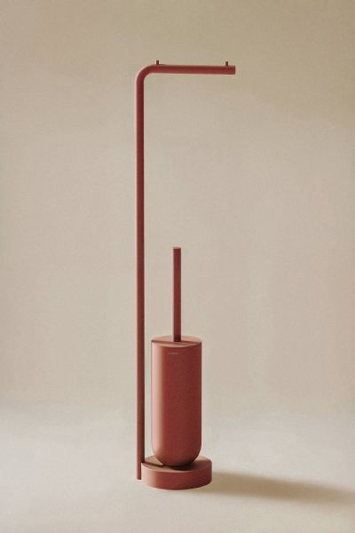 Cosmic Geyser Stand-Toilettenbürstenhalter mit Rollenhalter, terracotta WJC277A0097088