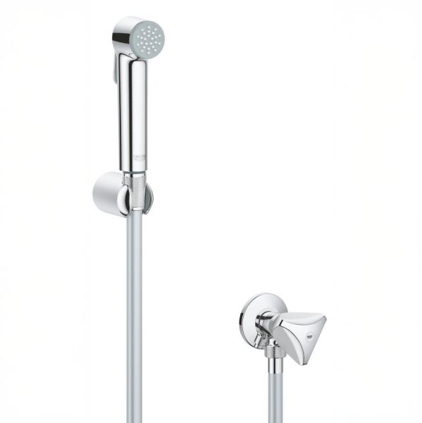 Grohe Tempesta-F Trigger Spray 30 Wandhalterset mit Absperrventil, chrom 27514001