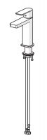 Vorschau: Hansa Hansastela Waschtisch-Einhand-Einlochbatterie, 106mm, chrom