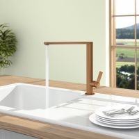 Vorschau: Villeroy&Boch Finera Küchenarmatur aus Edelstahl, bronze 92700004