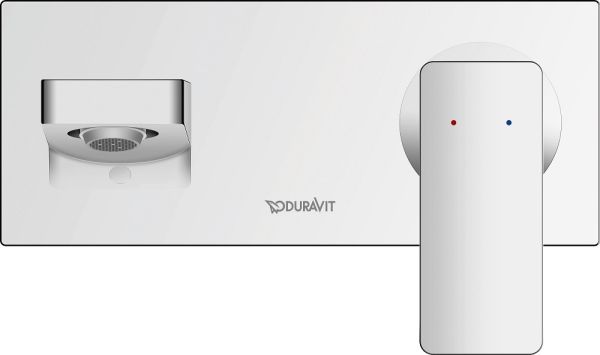 Duravit Manhattan Einhebel-Waschtischarmatur Unterputz für Wandmontage, chrom MH1070004010