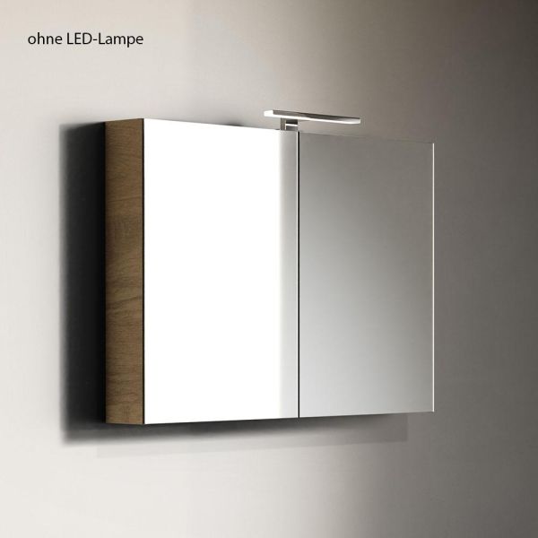 RIHO Spring Rise Waschtisch mit Unterschrank 100x46cm und Spiegelschrank, 2 Hahnlöcher, 2 Schubladen