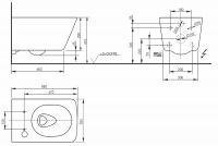 Vorschau: TOTO WASHLET® SW Dusch-WC Komplett-SET mit Betätigungsplatte, weiß