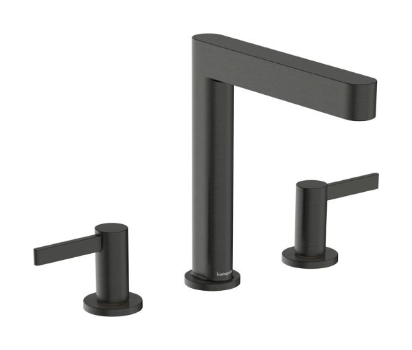 hansgrohe Finoris Waschtischarmatur 160, brushed black chrome 76034340