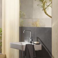 Vorschau: hansgrohe Metropol Waschtischmischer 230 mit Bügelgriff, Push-Open Ablaufgarnitur, chrom 74511000