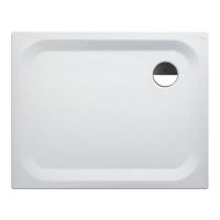 Laufen Platina Duschwanne 100x80cm ultraflach 2,5cm, rechteckig, Stahl emailliert, weiß H2150400000401 