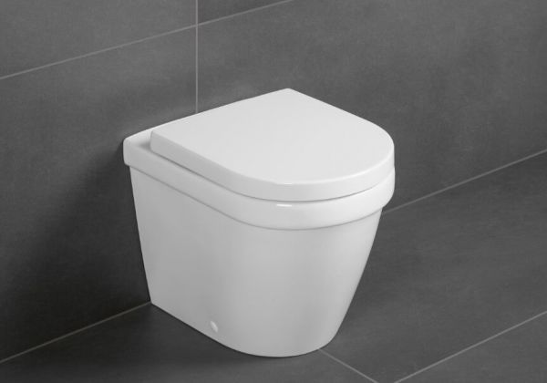 Villeroy&Boch Architectura Tiefspül-WC bodenstehend offener Spülrand, DirectFlush 54x37cm, weiß, 5690R001