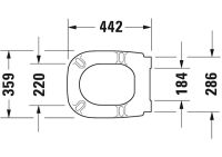 Vorschau: Duravit D-Code WC-Sitz mit Absenkautomatik, weiß