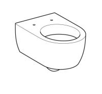Vorschau: Geberit iCon Wand-WC Tiefspüler, geschlossene Form, weiß_1