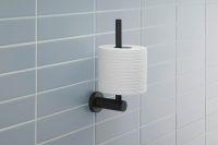 Duravit D-Code Ersatztoilettenpapierhalter Wandmontage schwarz matt 0099154600