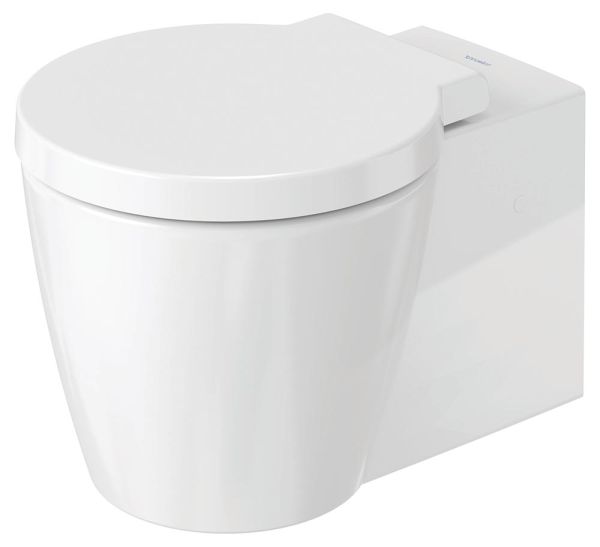 Duravit Starck 1 Wand-WC 57,5x41cm, rund, Durafix, weiß