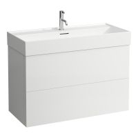 Vorschau: Kartell by Laufen Waschtischunterbau 99cm, 2 Schubladen, weiß, H4076320336401