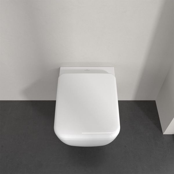 Villeroy&Boch Skyla Combi-Pack Wand-WC TwistFlush 37x53cm mit WC-Sitz, softcube