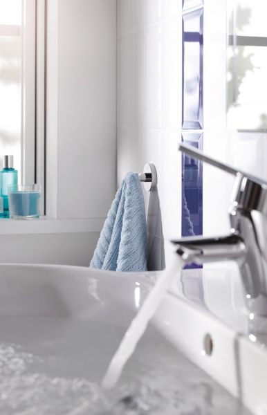 Grohe QuickFix Start Bademantelhaken, zum Kleben oder Bohren