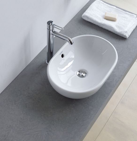 Duravit Aufsatzbecken 49,5x35cm WonderGliss weiss 03355000001