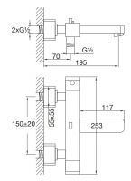 Vorschau: Steinberg Serie 205 / 230 Aufputzthermostat für Wanne, chrom