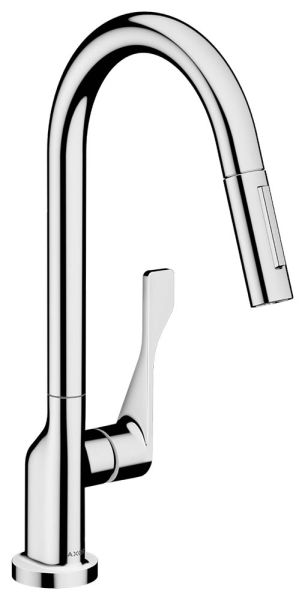 Axor Citterio Einhebel Küchenarmatur mit Ausziehbrause chrom 39835000