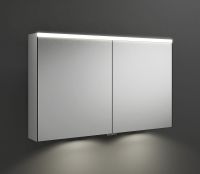 Burgbad Iveo Spiegelschrank mit horizontaler LED-Beleuchtung, Waschtischbeleuchtung, 110,8x68cm SPHY110PN326