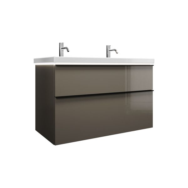 Burgbad Eqio Waschtisch 103cm mit Unterschrank & LED-Beleuchtung
