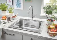 Vorschau: Grohe BauLoop Einhand-Spültischbatterie, schwenkbar, chrom