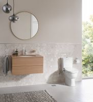 Vorschau: Grohe Bau Keramik Dusch-WC Aufsatz weiß 39648SH0 Stand WC