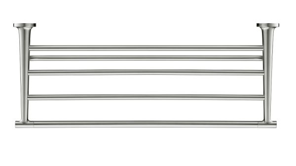 Duravit Starck T Handtuchablage wandhängend, zum Schrauben/Kleben, edelstahl gebürstet 0099447000