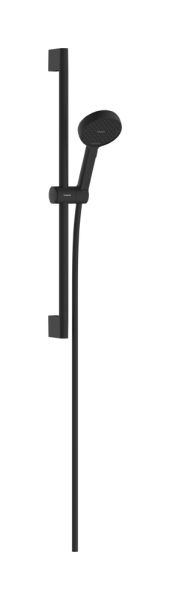hansgrohe Activera Select S Brausestangenset 65cm 2jet EcoSmart+ mit Booster, schwarz matt