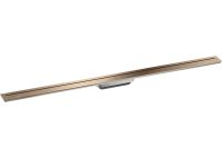 AXOR Drain Fertigset Duschrinne 1200 polished red gold 42524300