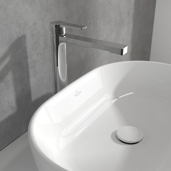 Villeroy&Boch Architectura Einhebel-Waschtischarmatur erhöht für Waschschüsseln, chrom