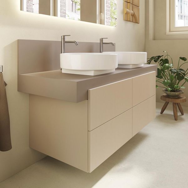 Duravit Balcoon Waschtischunterschrank 120x57x53,4cm für 2 Aufsatzbecken