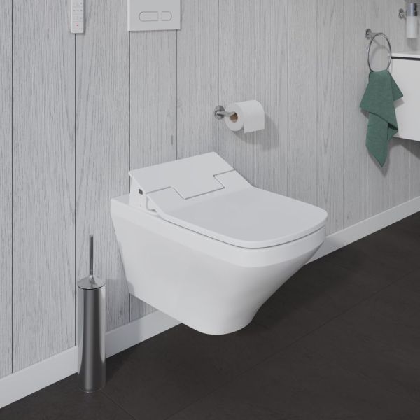 Duravit SensoWash Slim Set mit Durastyle Dusch-Wand-WC, weiß