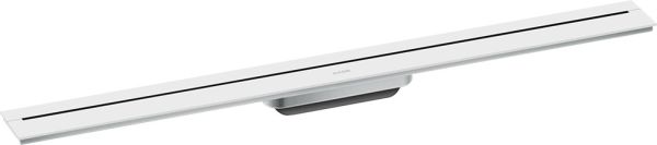 Axor Drain Fertigset Duschrinne 90cm zur Wandmontage, weiß matt 42527700