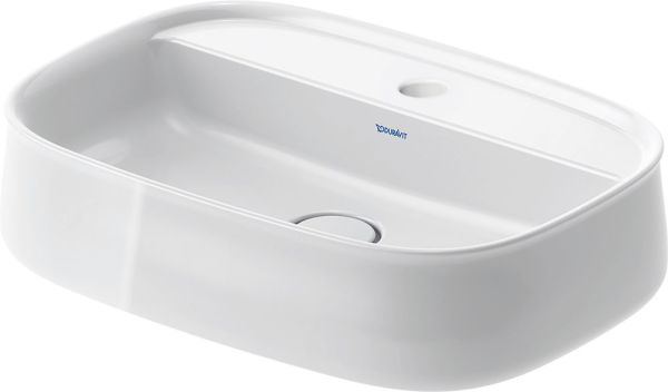 Duravit Zencha Aufsatzbecken 55x39cm WonderGliss weiss 23745500711