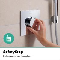 Vorschau: hansgrohe Ecostat Comfort E Thermostat Unterputz 1 Funktion, chrom
