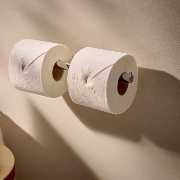 hansgrohe AddStoris S Doppelpapierrollenhalter, brushed bronze