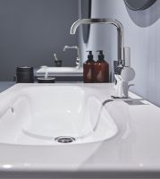 Vorschau: Grohe Essence Waschbecken 60x46cm, 1 Hahnloch, weiß PureGuard