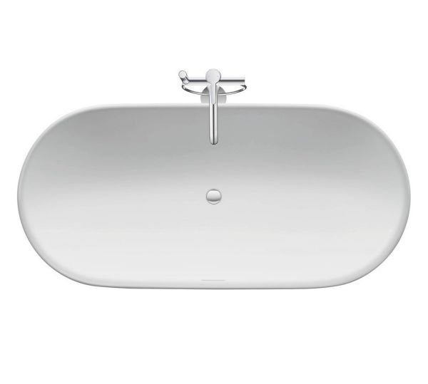 Duravit Luv freistehende Badewanne 180x85cm weiß matt