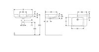 Vorschau: Geberit Renova Plan Waschtisch mit Ablagefläche, 1 Hahnloch, mit Überlauf, 75x48cm, weiß_2