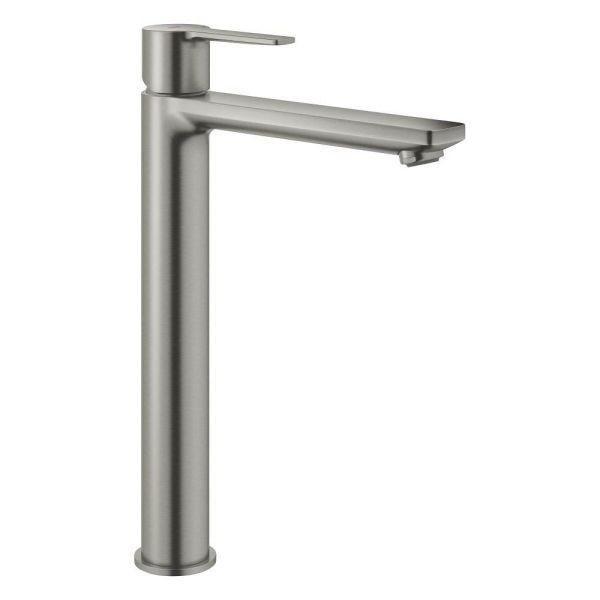 Grohe Lineare Einhand-Waschtischbatterie, XL-Size, glatter Körper, supersteel 23405DC1