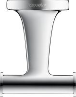 Vorschau: Duravit Starck T Handtuchhaken doppelt, wandhängend, chrom 0099301000