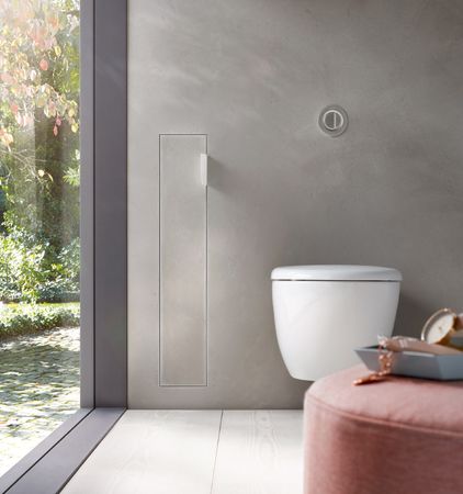 emco asis plus WC-Modul 80cm, Papierentnahme seitlich, befliesbar