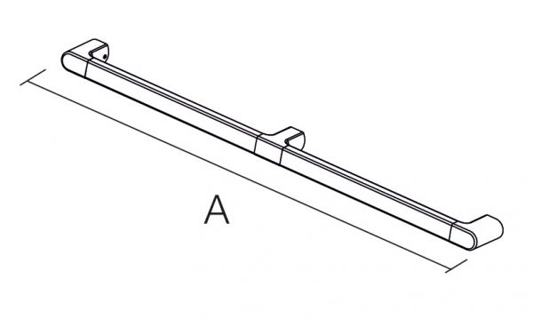 Provex SERIE 500 SG Wandhandlauf, chrom